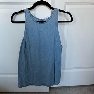 Denim tank top
